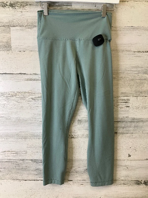 Athletic Leggings By Lululemon In Green, Size: 8