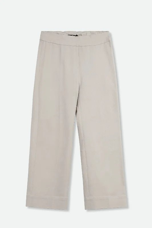 Terni Fitted Waist Crop Pant in Technical Cotton Stretch