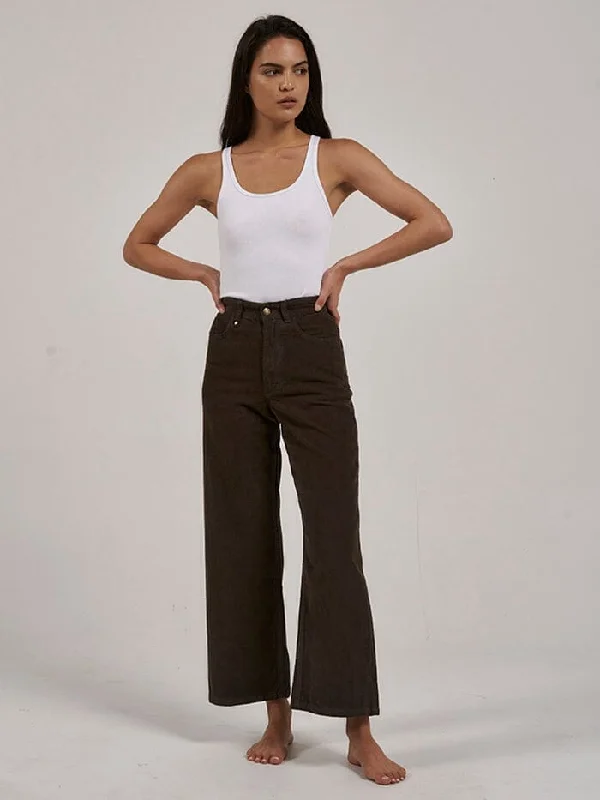 Holly Cord Pant - Tarmac